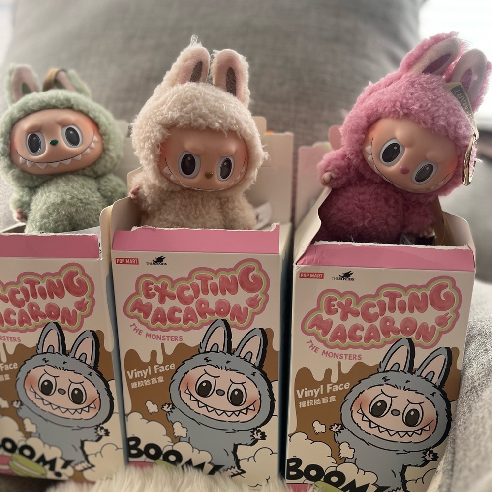 LABUBU - Green, Cream, Pink